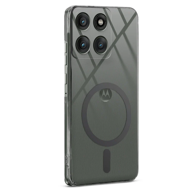 Colored Transparent Anti-Yellowing Wireless Charging Support Case For Motorola Moto Edge 60 Pro 5G - Image 5