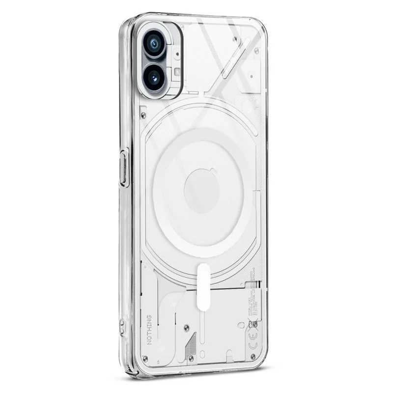 Colored Transparent Anti-Yellowing Wireless Charging Support Case For Nothing Phone 1 - Image 11