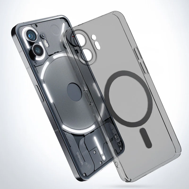 Colored Transparent Anti-Yellowing Wireless Charging Support Case For Nothing Phone 2 - Image 3