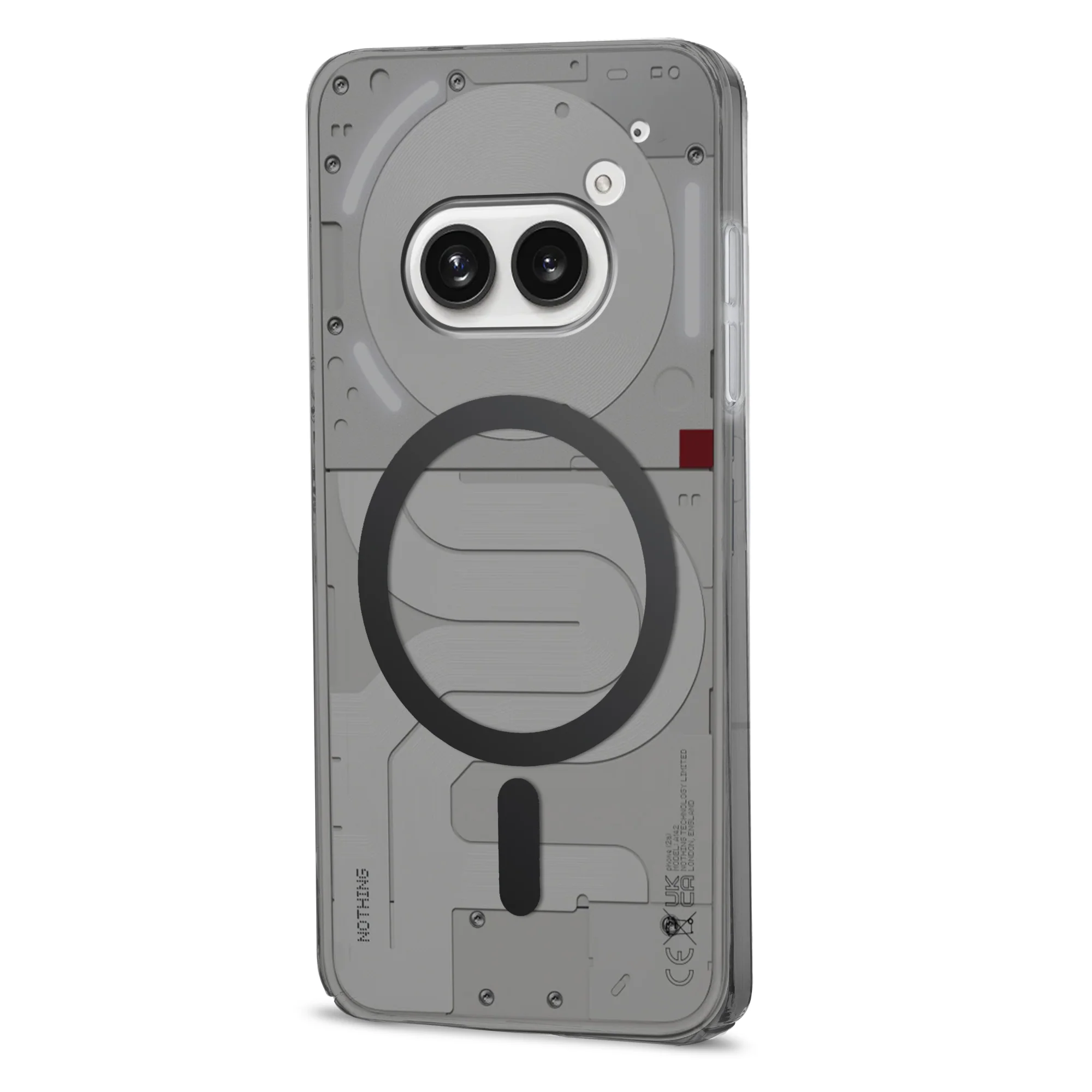 Colored Transparent Anti-Yellowing Wireless Charging Support Case For Nothing Phone 2A - Image 5