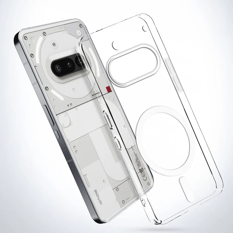Colored Transparent Anti-Yellowing Wireless Charging Support Case For Nothing Phone 3A 5G - Image 10