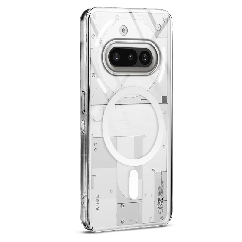 Colored Transparent Anti-Yellowing Wireless Charging Support Case For Nothing Phone 3A 5G - Image 11