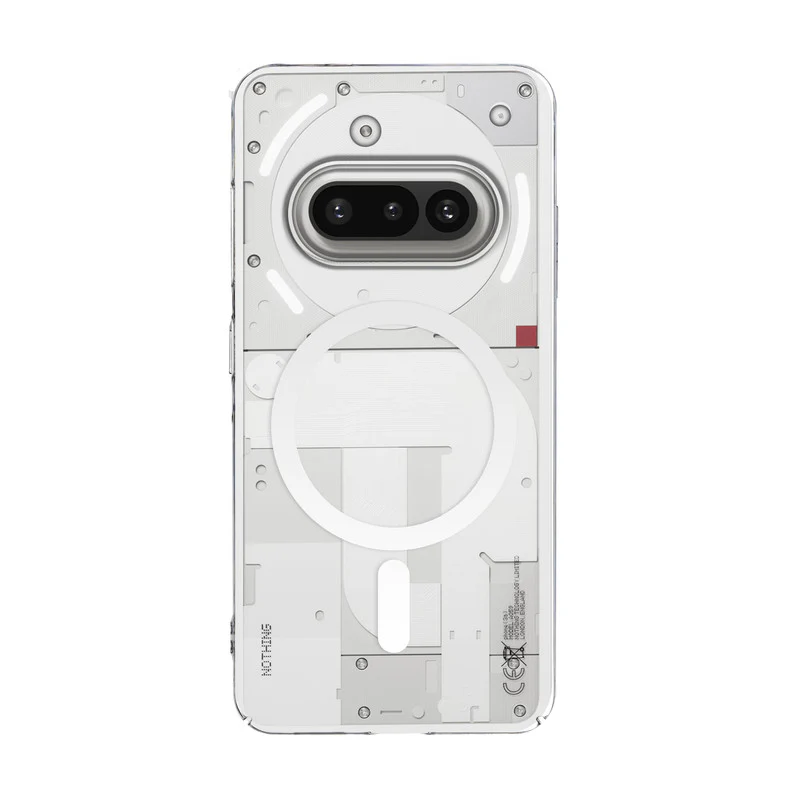 Colored Transparent Anti-Yellowing Wireless Charging Support Case For Nothing Phone 3A 5G - Image 13