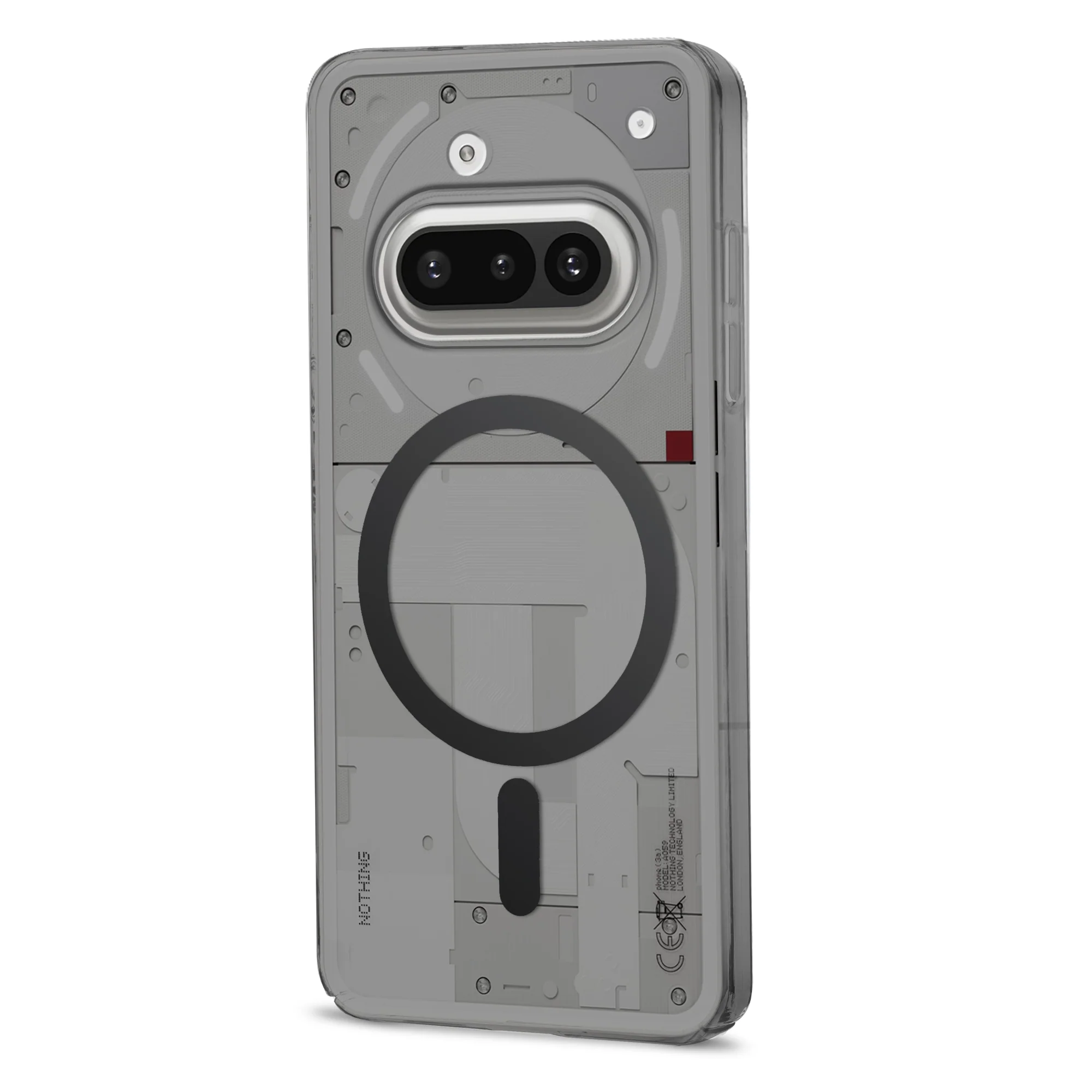 Colored Transparent Anti-Yellowing Wireless Charging Support Case For Nothing Phone 3A 5G - Image 5
