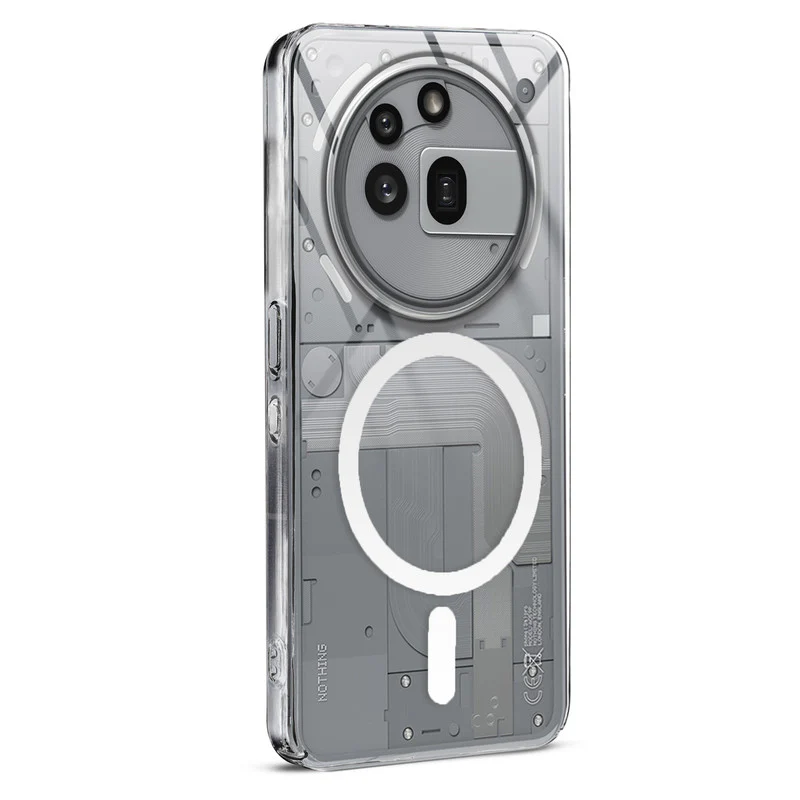 Colored Transparent Anti-Yellowing Wireless Charging Support Case For Nothing Phone 3A Pro 5G - Image 11