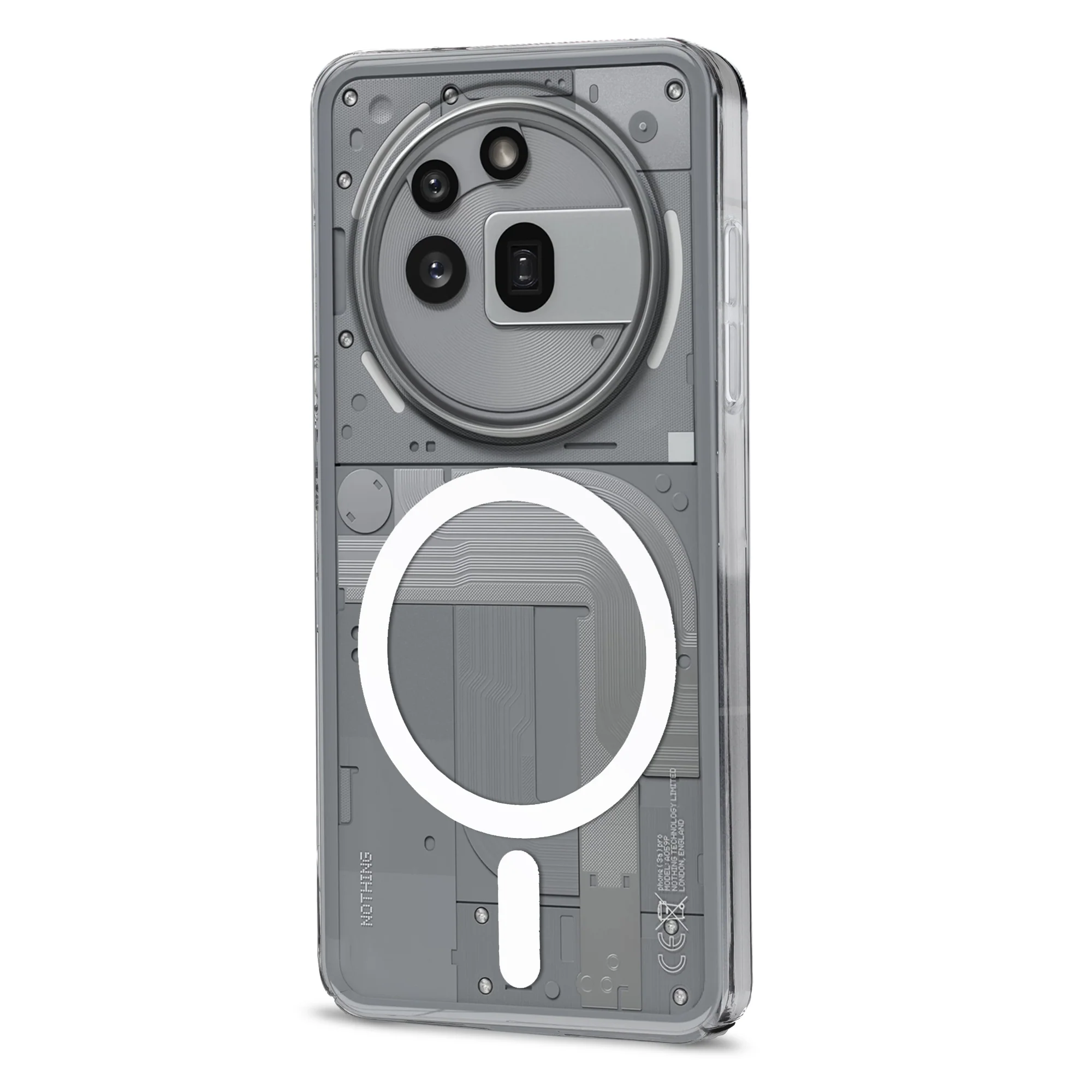 Colored Transparent Anti-Yellowing Wireless Charging Support Case For Nothing Phone 3A Pro 5G - Image 12