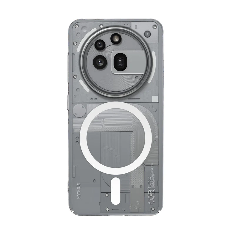 Colored Transparent Anti-Yellowing Wireless Charging Support Case For Nothing Phone 3A Pro 5G - Image 13
