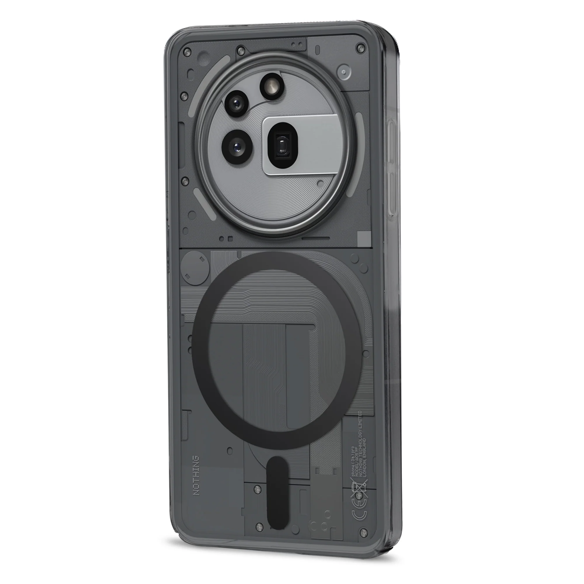Colored Transparent Anti-Yellowing Wireless Charging Support Case For Nothing Phone 3A Pro 5G - Image 5