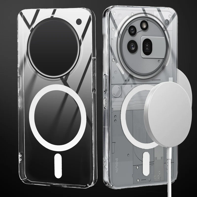 Colored Transparent Anti-Yellowing Wireless Charging Support Case For Nothing Phone 3A Pro 5G - Image 8