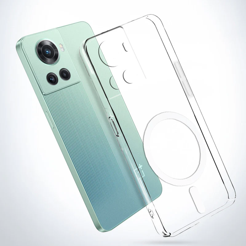 Colored Transparent Anti-Yellowing Wireless Charging Support Case For OnePlus 10R 5G - Image 10