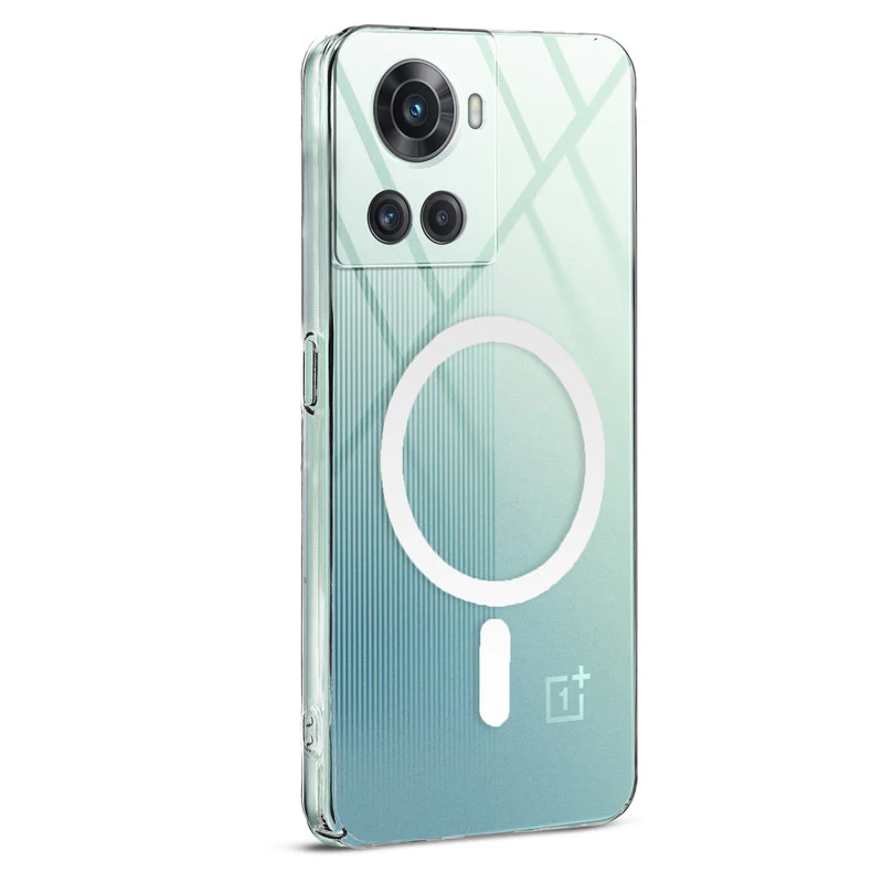 Colored Transparent Anti-Yellowing Wireless Charging Support Case For OnePlus 10R 5G - Image 11