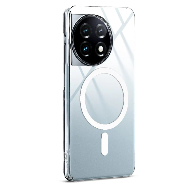 Colored Transparent Anti-Yellowing Wireless Charging Support Case For OnePlus 11 5G - Image 11