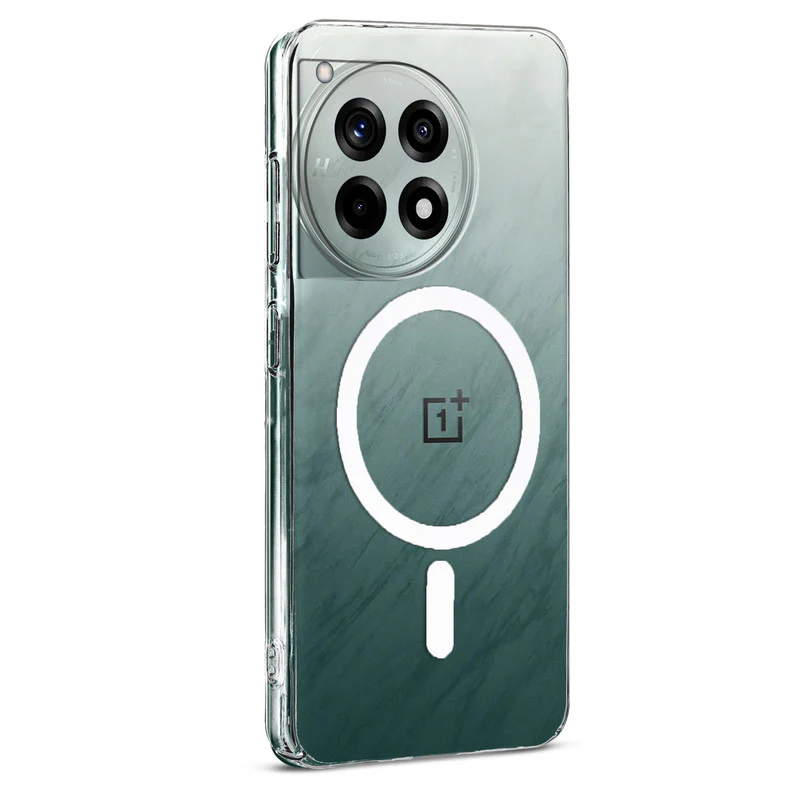 Colored Transparent Anti-Yellowing Wireless Charging Support Case For OnePlus 12R 5G - Image 11