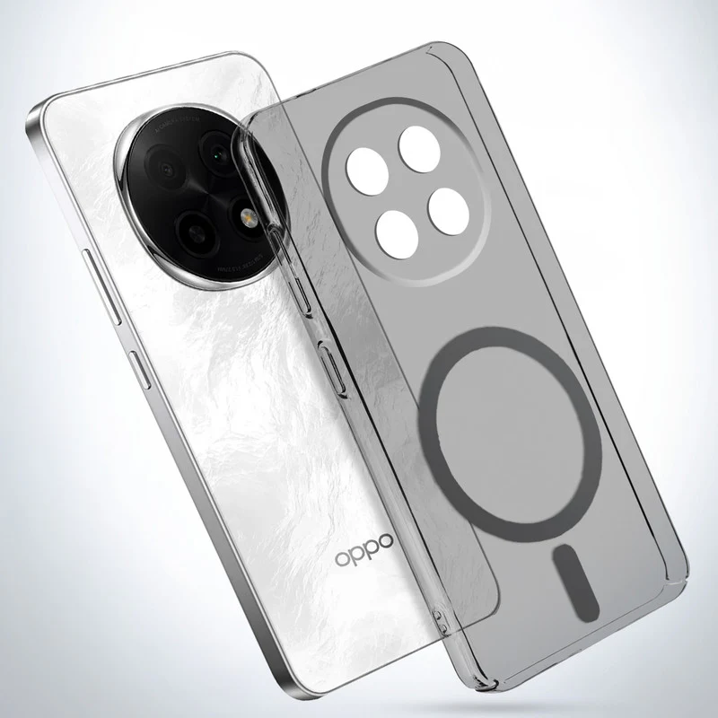 Colored Transparent Anti-Yellowing Wireless Charging Support Case For Oppo F29 Pro 5G - Image 3
