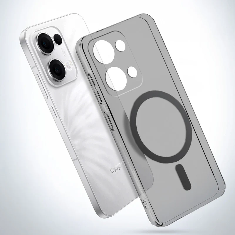 Colored Transparent Anti-Yellowing Wireless Charging Support Case For Oppo Reno 13 5G - Image 3