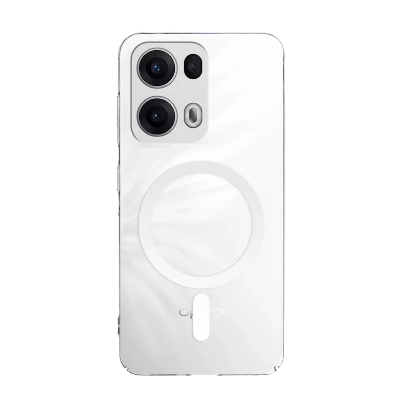Colored Transparent Anti-Yellowing Wireless Charging Support Case For Oppo Reno 13 Pro 5G - Image 13