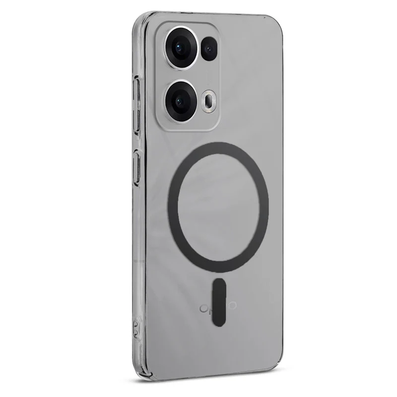 Colored Transparent Anti-Yellowing Wireless Charging Support Case For Oppo Reno 13 Pro 5G - Image 4