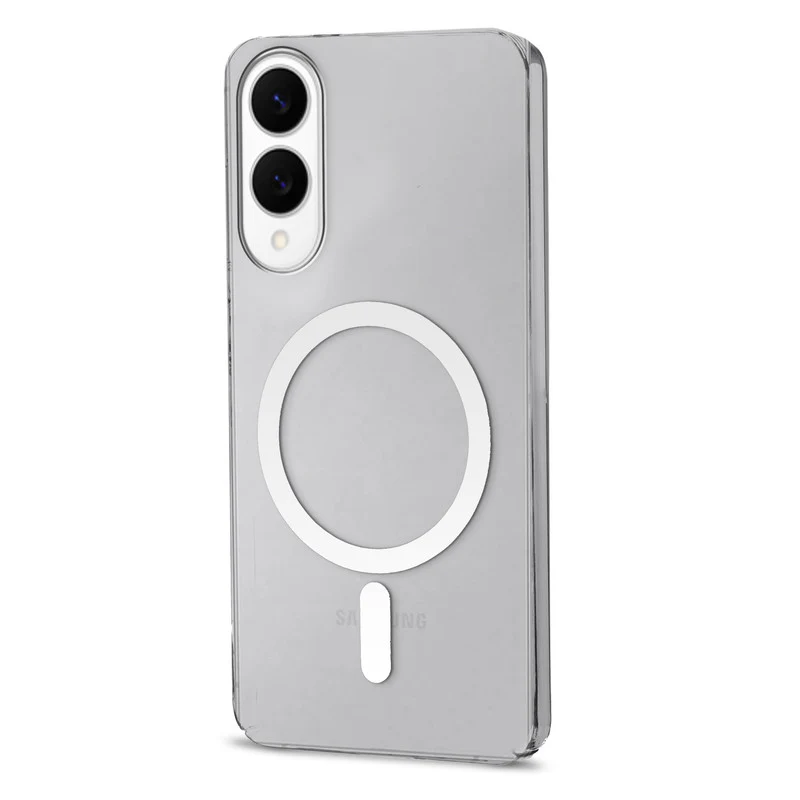 Colored Transparent Anti-Yellowing Wireless Charging Support Case For Samsung S25 Edge 5G - Image 12