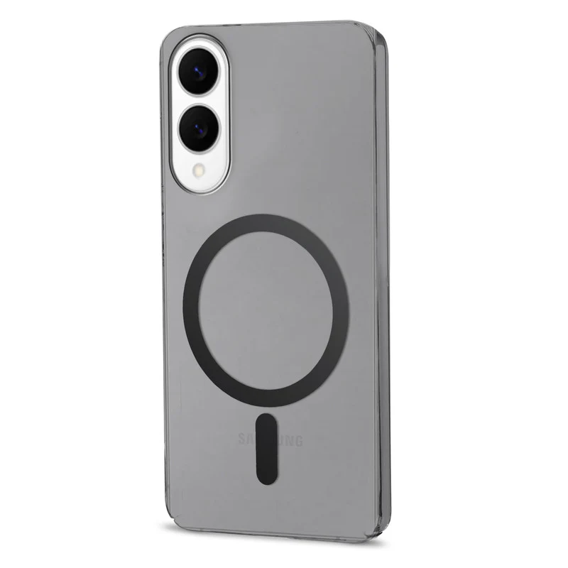 Colored Transparent Anti-Yellowing Wireless Charging Support Case For Samsung S25 Edge 5G - Image 5