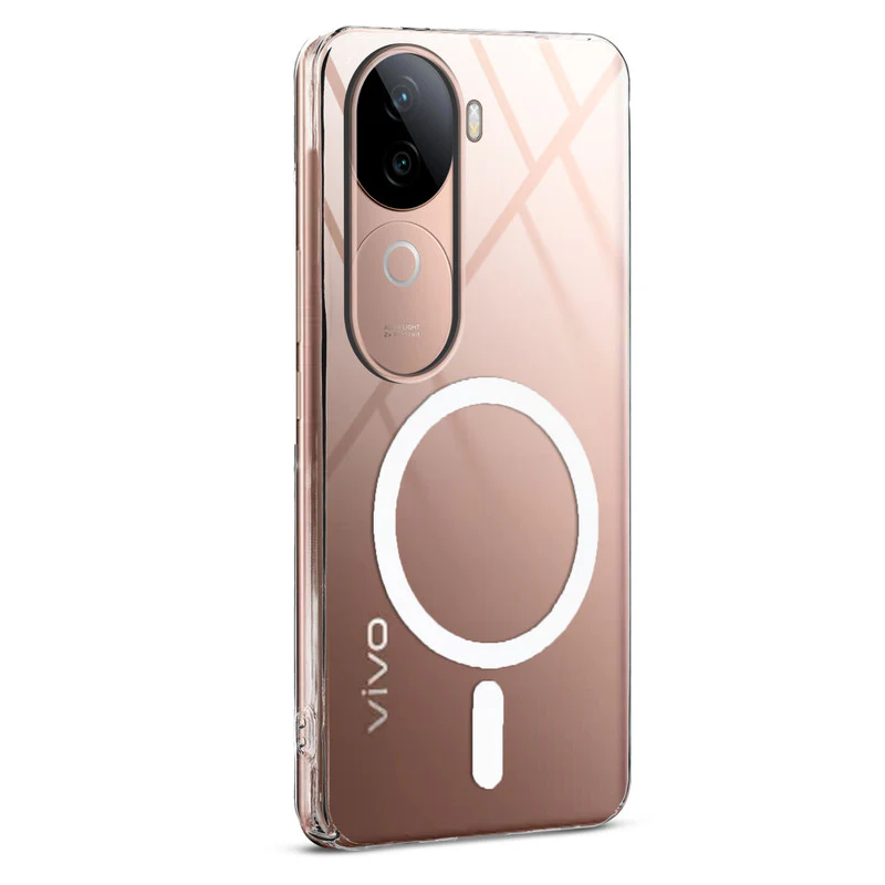 Colored Transparent Anti-Yellowing Wireless Charging Support Case For Vivo V40e 5G - Image 11