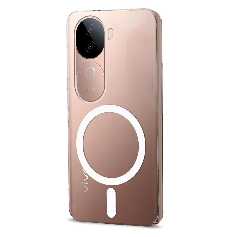 Colored Transparent Anti-Yellowing Wireless Charging Support Case For Vivo V40e 5G - Image 12