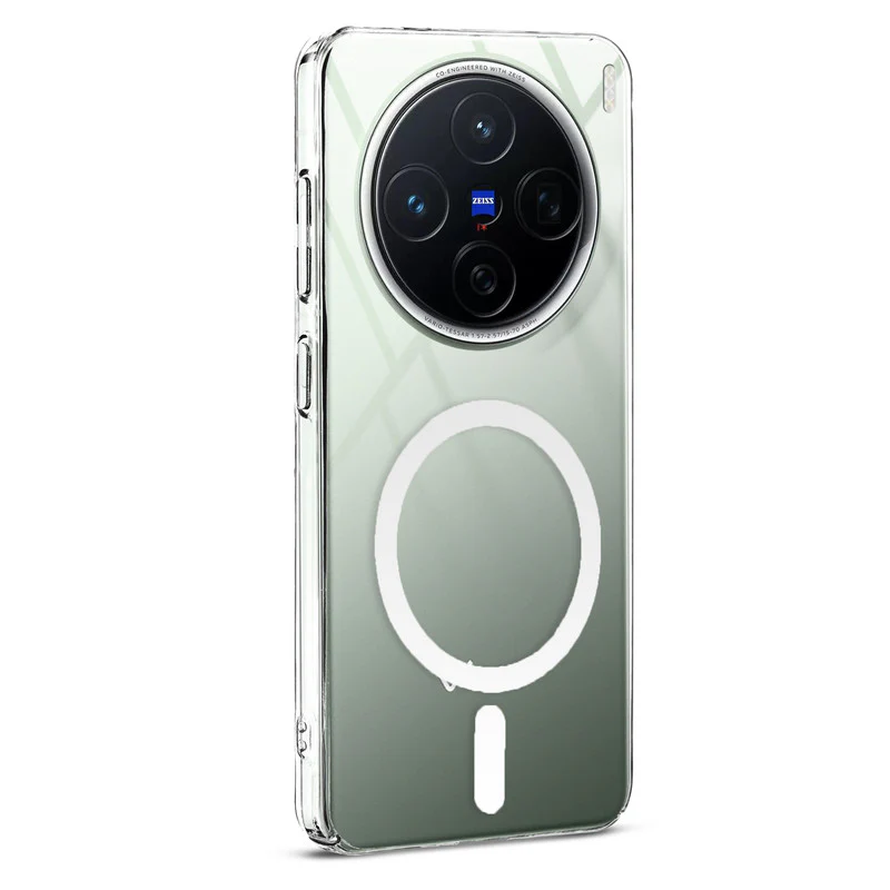 Colored Transparent Anti-Yellowing Wireless Charging Support Case For Vivo X200 5G - Image 11