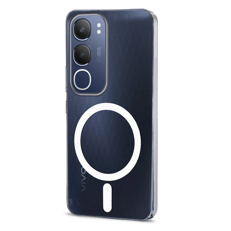 Colored Transparent Anti-Yellowing Wireless Charging Support Case For Vivo Y29 5G - Image 12