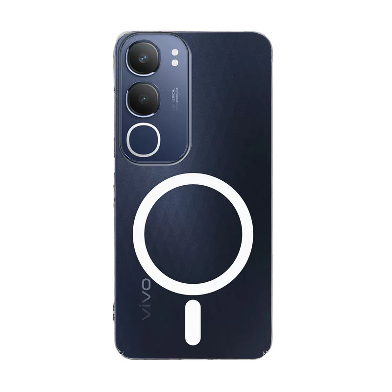 Colored Transparent Anti-Yellowing Wireless Charging Support Case For Vivo Y29 5G - Image 13
