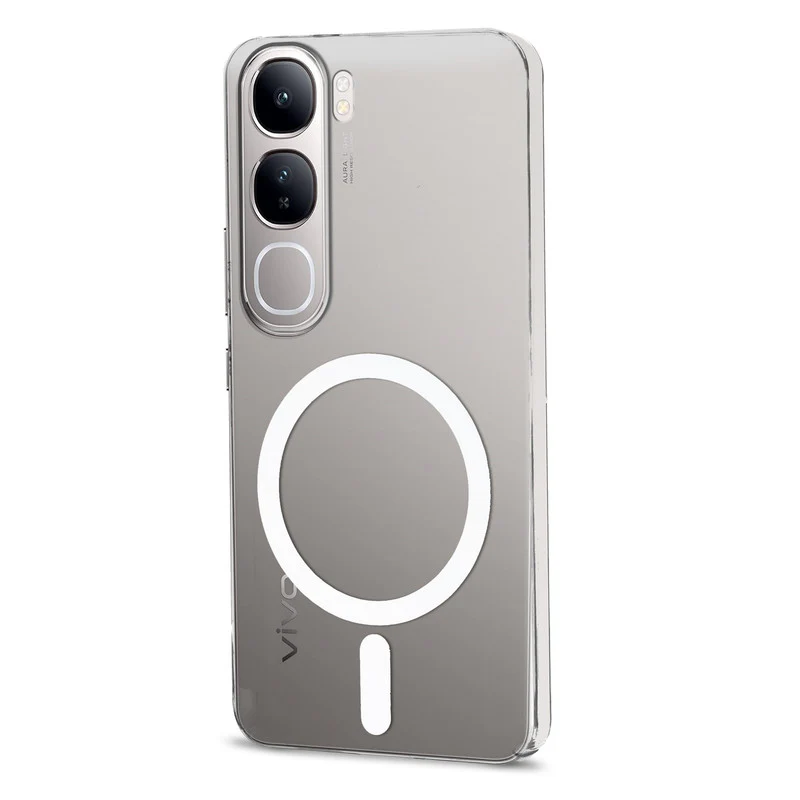 Colored Transparent Anti-Yellowing Wireless Charging Support Case For Vivo Y300 5G - Image 12