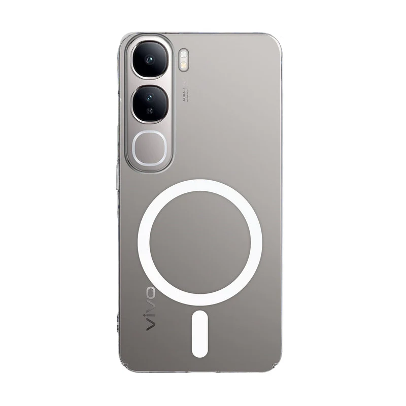 Colored Transparent Anti-Yellowing Wireless Charging Support Case For Vivo Y300 5G - Image 13
