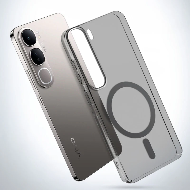 Colored Transparent Anti-Yellowing Wireless Charging Support Case For Vivo Y300 5G - Image 3