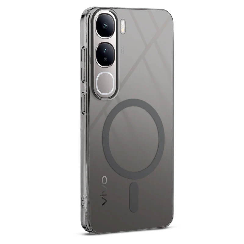 Colored Transparent Anti-Yellowing Wireless Charging Support Case For Vivo Y300 5G - Image 4