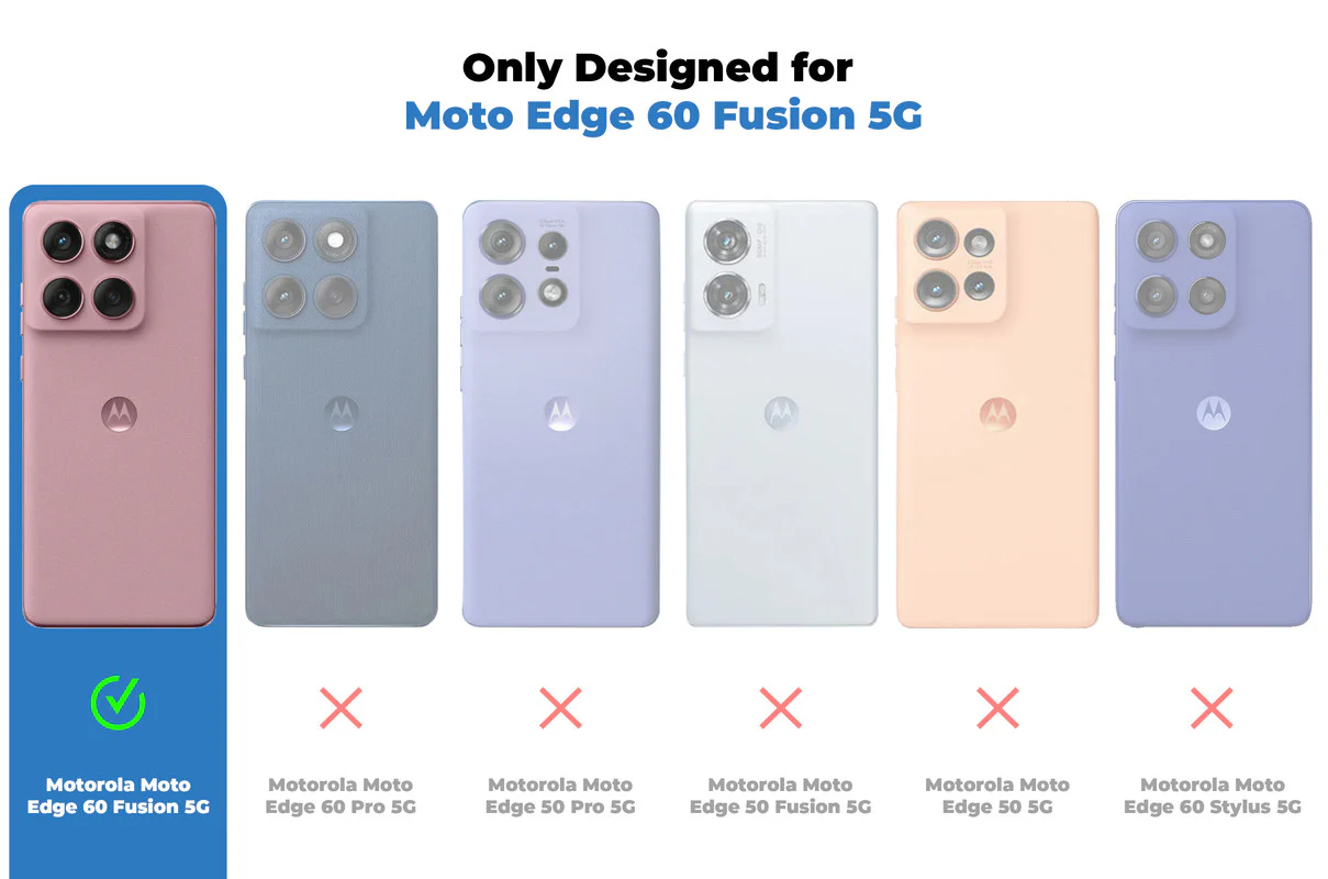 Crystal Clear Hard Back Anti-Yellowing with Wireless Charging Support Compatibility & Precise Cuts Phone Case For Motorola Edge 60 Fusion 5G - Image 8