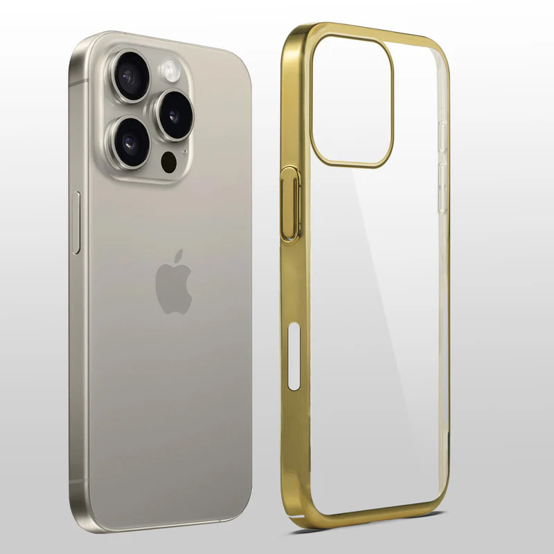 Transparent Edge Hard Case For Apple iPhone 15 Pro - Image 13