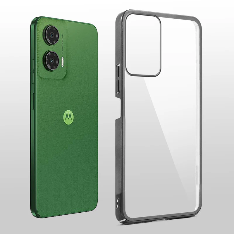 Transparent Edge Hard Case For Motorola Moto G35 5G