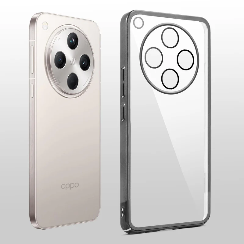 Transparent Edge Hard Case For Oppo Find X8 5G