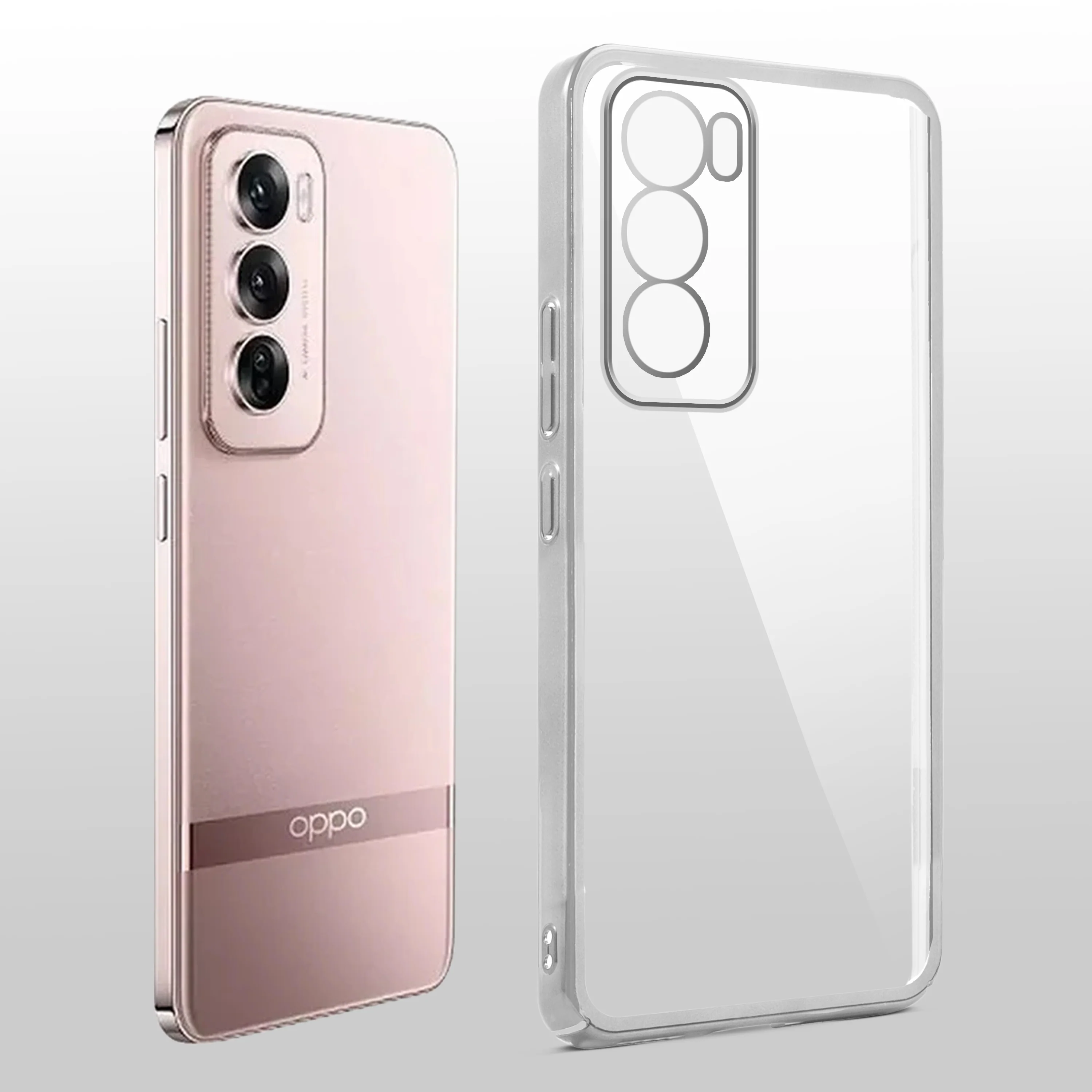 Transparent Edge Hard Case For Oppo Reno 12 Pro 5G - Image 13