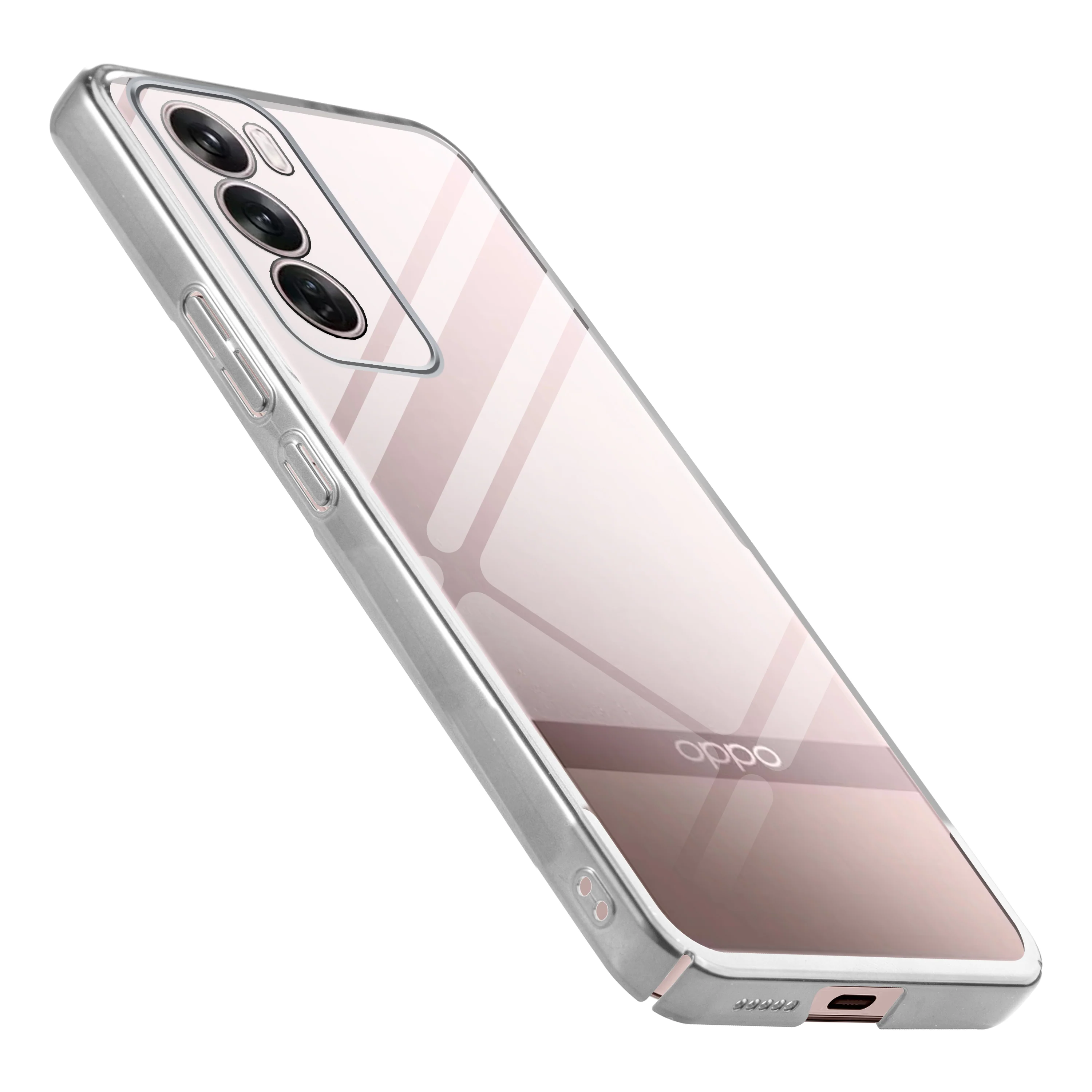 Transparent Edge Hard Case For Oppo Reno 12 Pro 5G - Image 18