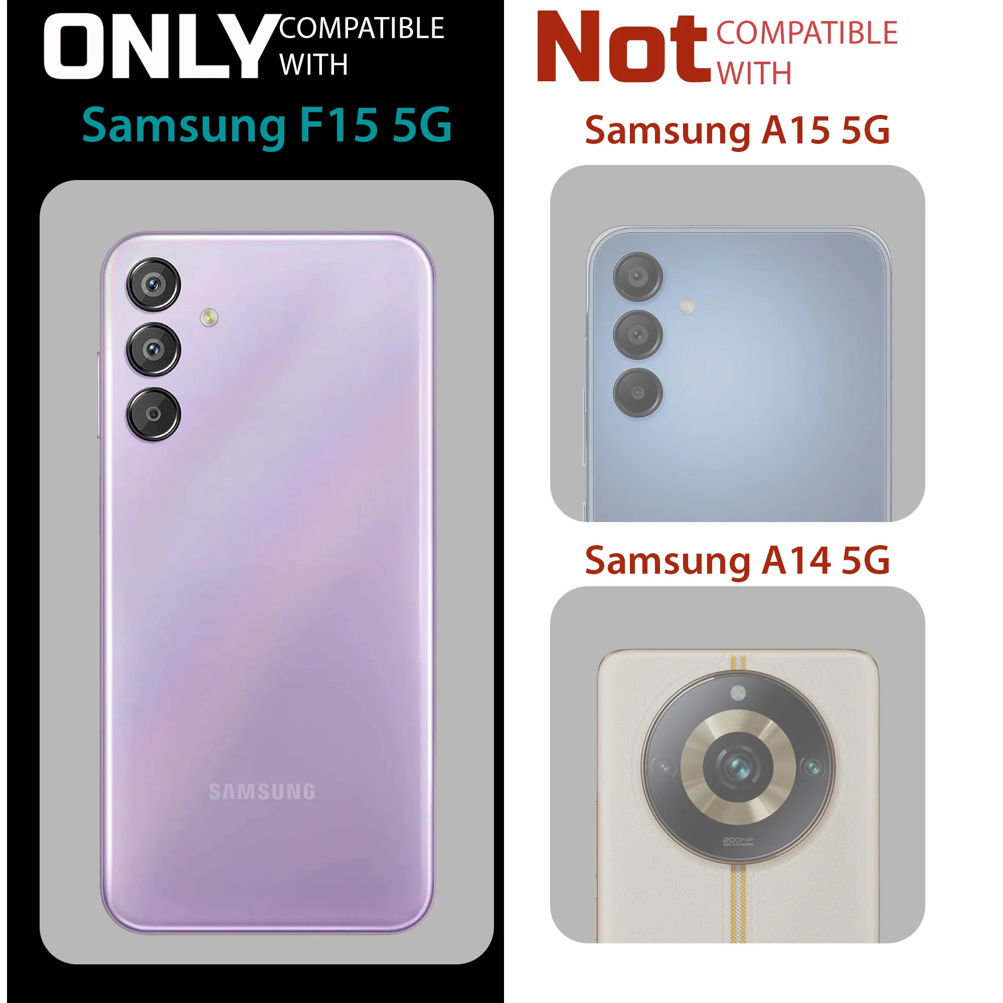 Transparent Edge Hard Case For Samsung F15 5G - Image 20