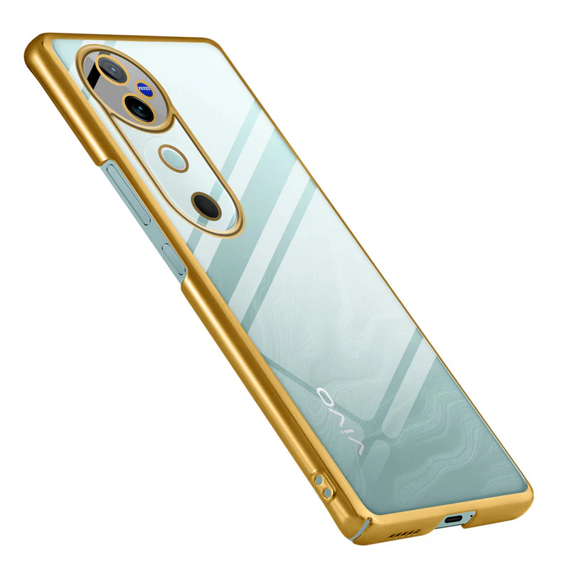 Transparent Edge Hard Case For  Vivo V40 Pro 5G - Image 23