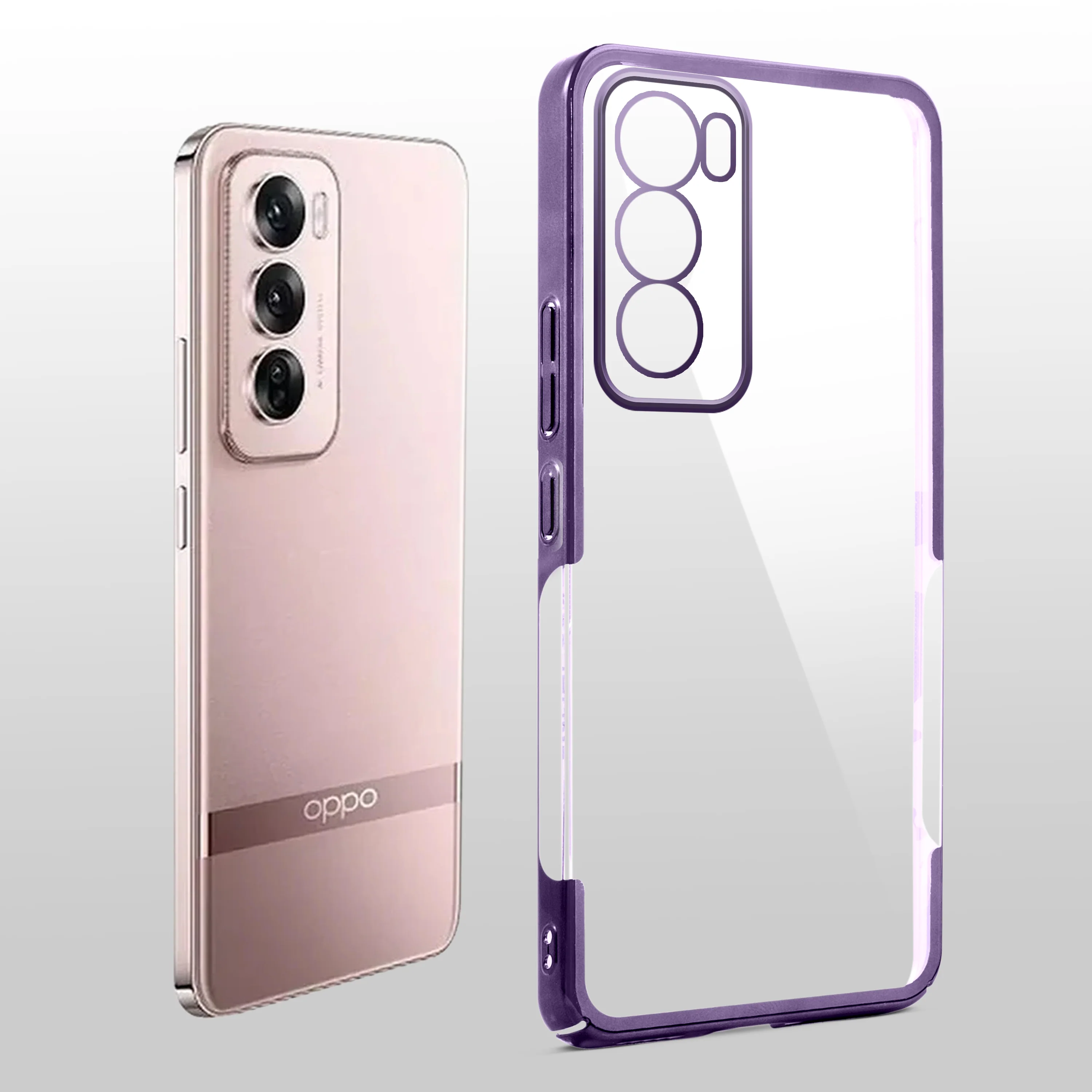 Shiny Edge Hard Case For Oppo Reno 12 5G - Image 7