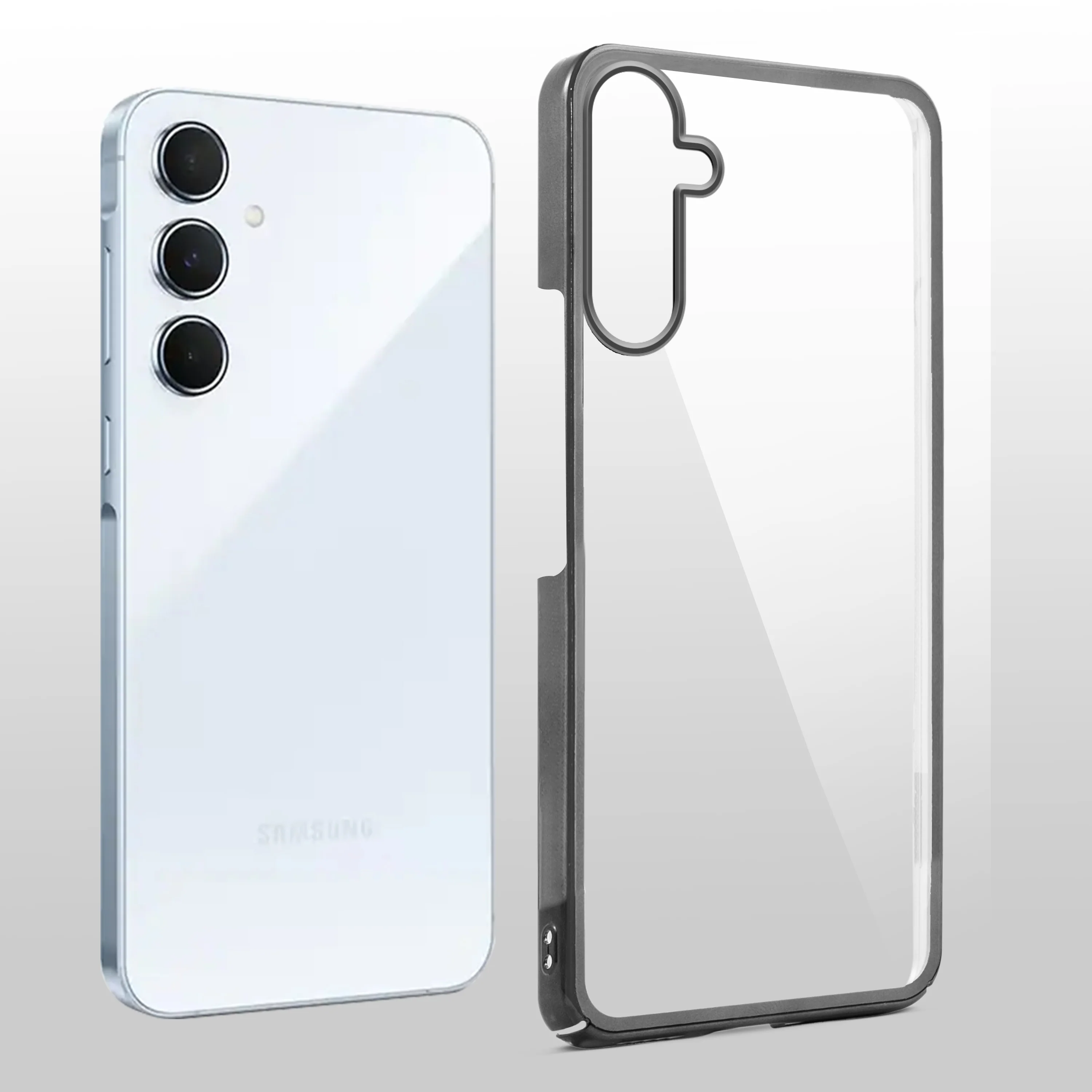 Shiny Edge Hard Case For Samsung A35 5G