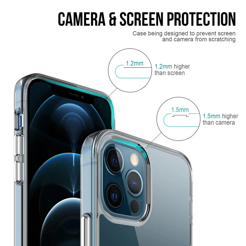 Crystal Clear Transparent Back Cover Case for Apple iPhone 11 Pro Max - Image 5