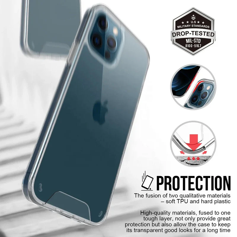 Crystal Clear Transparent Back Cover Case for Apple iPhone 11 Pro Max - Image 7