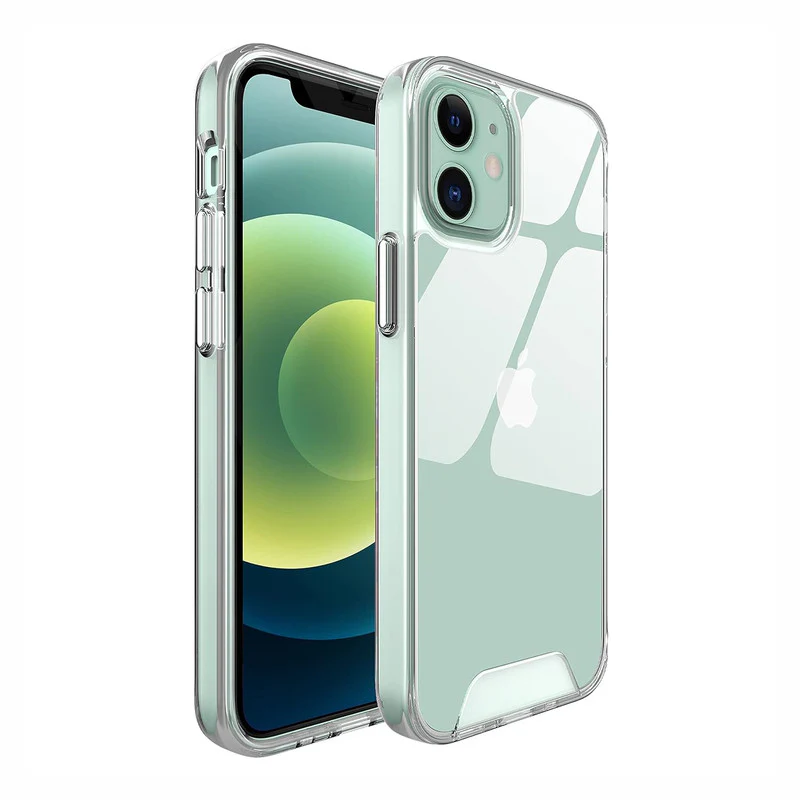 Crystal Clear Transparent Back Cover Case for Apple iPhone 12 Mini