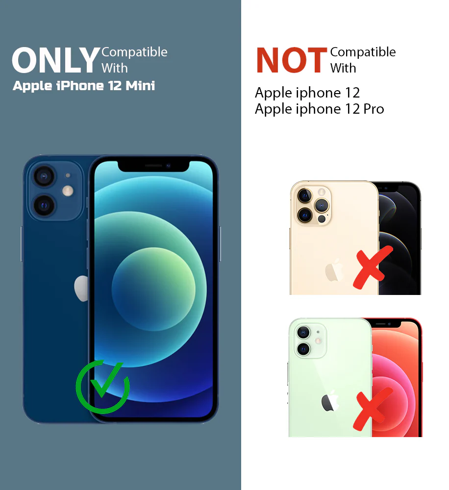 Crystal Clear Transparent Back Cover Case for Apple iPhone 12 Mini - Image 2