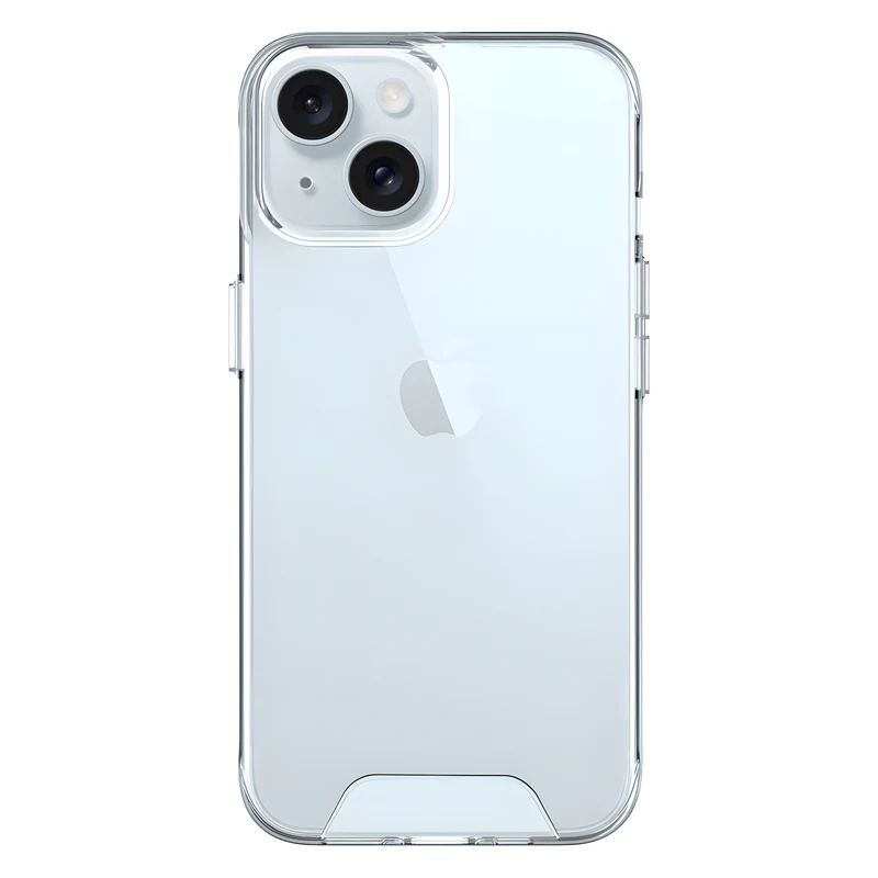Crystal Clear Transparent Back Cover Case for Apple iPhone 15 - Image 3