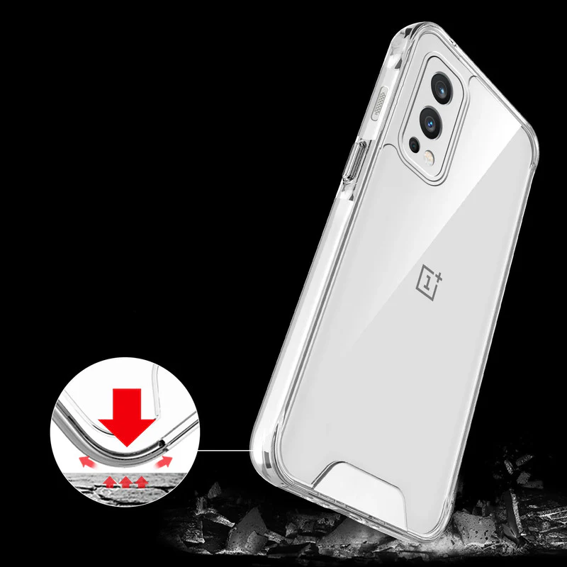 Crystal Clear Transparent Back Cover Case for Oneplus Nord 2 5G - Image 6