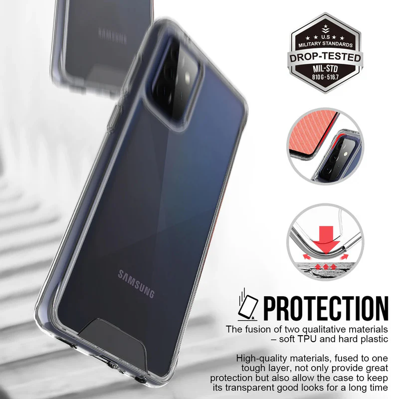 Crystal Clear Transparent Back Cover Case for Samsung S20 FE 5G - Image 4