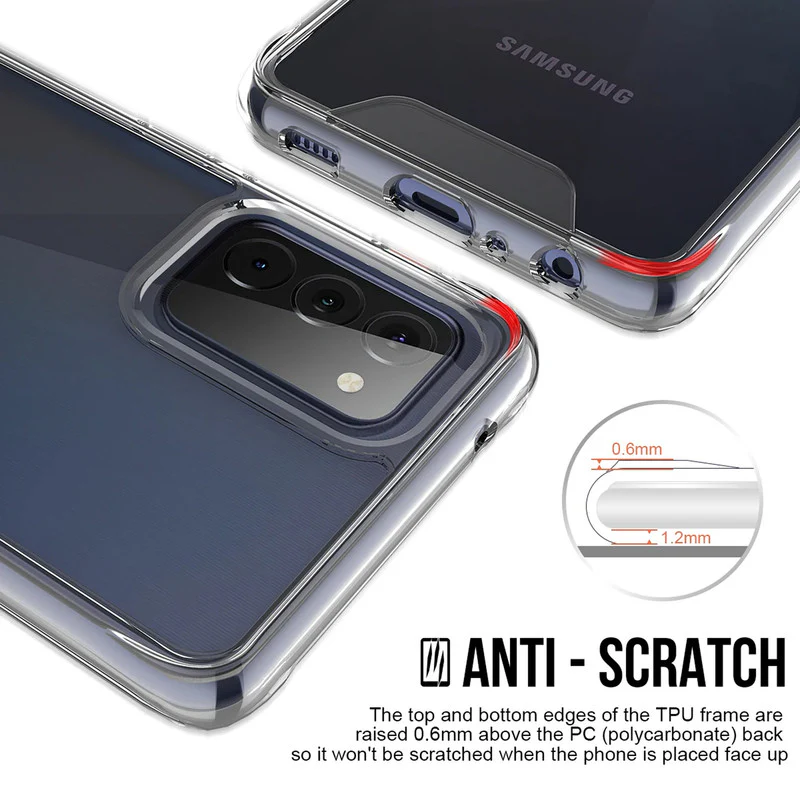 Crystal Clear Transparent Back Cover Case for Samsung S20 FE 5G - Image 7